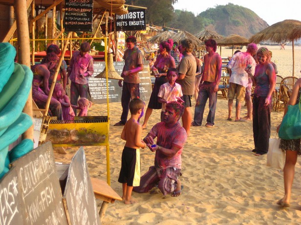 Image result for goa holi festival